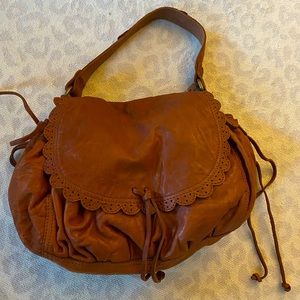 Lucky Brand leather boho purse. Brand new with tags